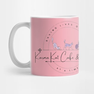 Purple cats logo Mug